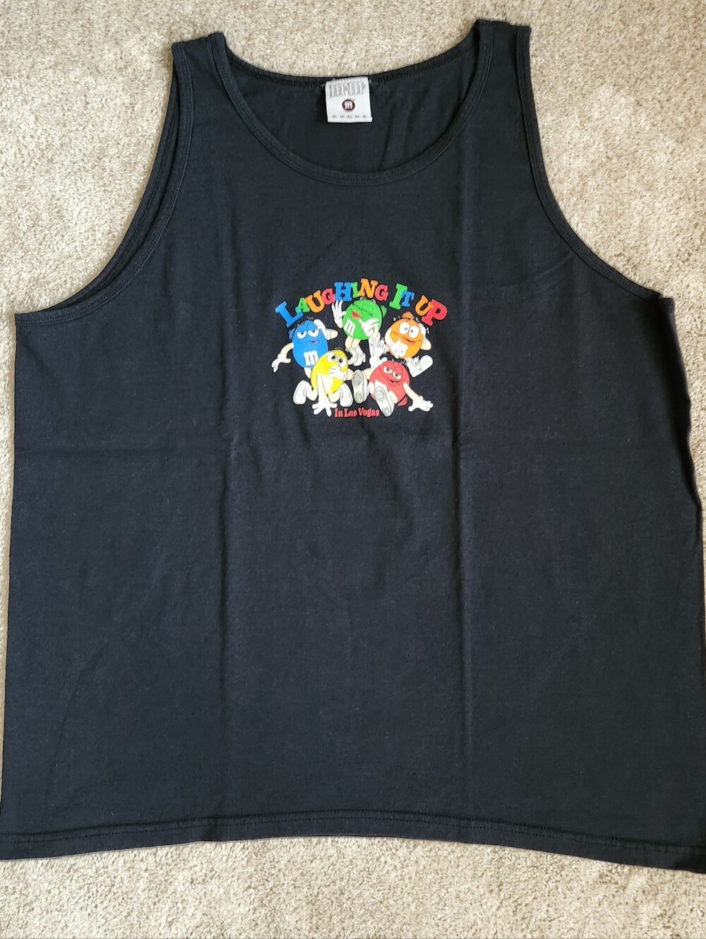 Vintage 90s M&Ms Las Vegas tank top | size XXL